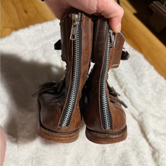 Freebird Cleopatra Brown Leather Gladiator Sandals - Picture 9 of 11